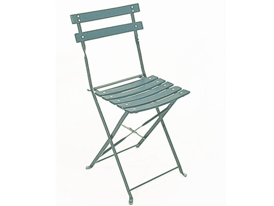 Chaise jardin pliante Bistrot - Vert - Lot de 4