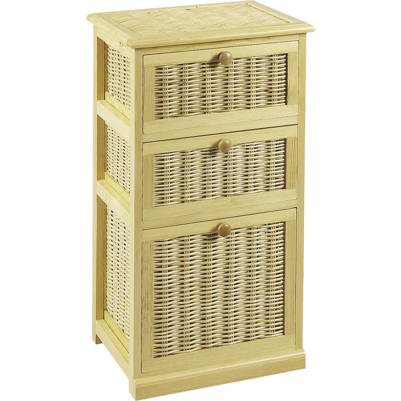 Commode en osier