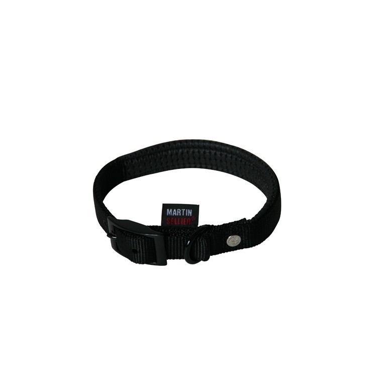 Collier chien 55cm noirconfort 25mm