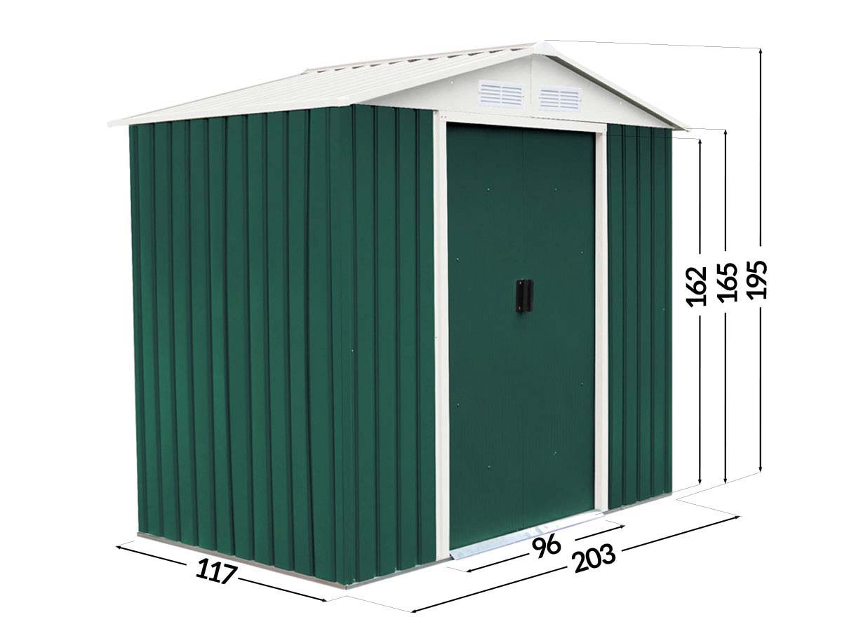 ABRI DE JARDIN METAL ROSAS - 2,71 M²