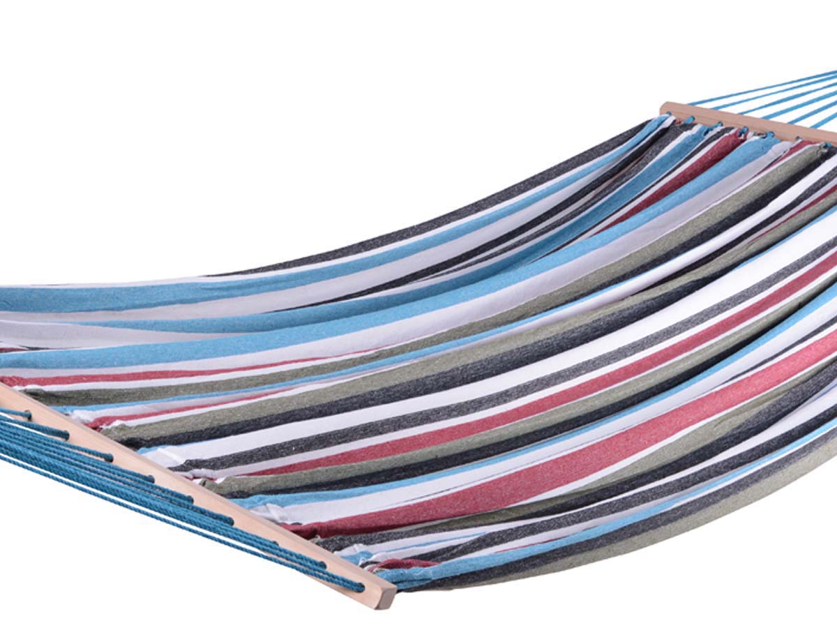 Hamac jardin Caïmans - 3.6m - Bleu mélangé