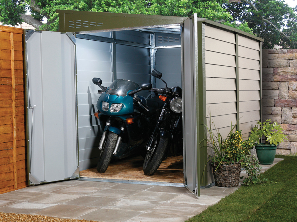 Garage métal - 5.43 m² - 2.80 x 1.94 x 2.10 m