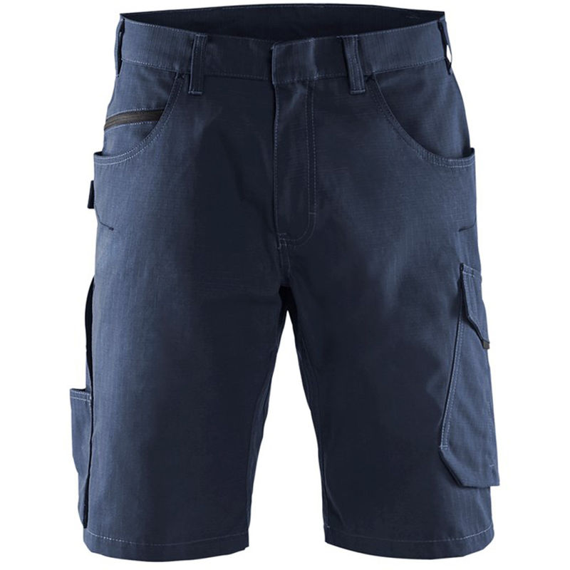 Short de travail Blaklader Ripstop Marine Foncé / Noir 42