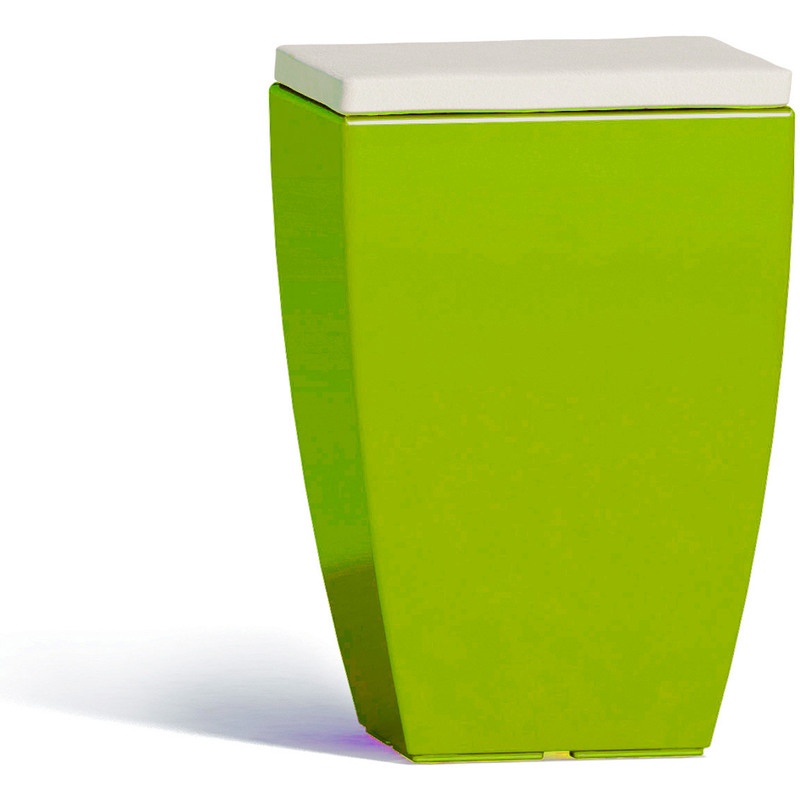 Siège Fine en résine 33X33CM Vert - TKM Siège Fine en résine 33X33CM Vert - TKM