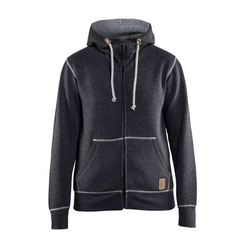 Sweat zippé à capuche femme Blaklader Noir M