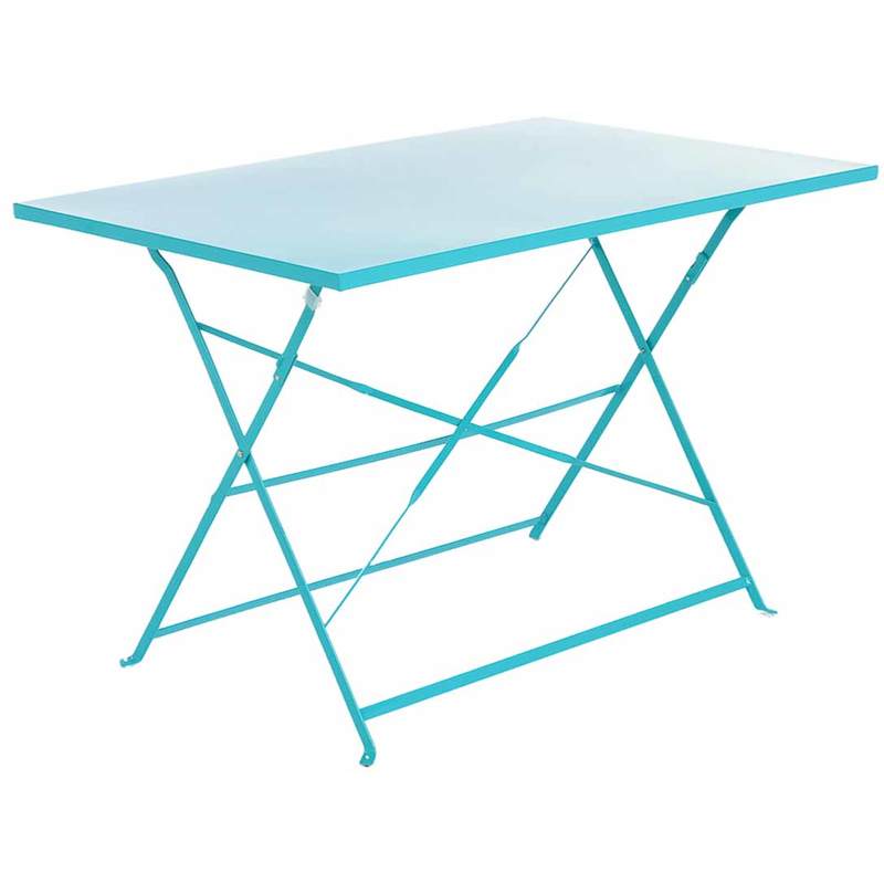 Table de jardin Hespéride rectangle Camargue 110 x 70 cm Lagon - HESPERIDE Table de jardin Hespéride rectangle Camargue 110 x 70 cm Lagon - HESPERIDE