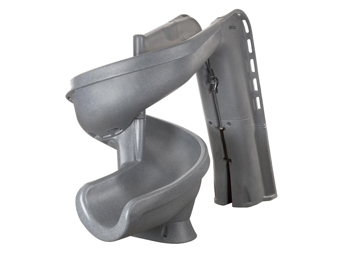 Jeux piscine - Toboggan Helix - Gris