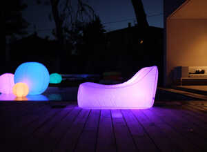 Coussin nomade gonflable flottant et lumineux Nap Loon Air Coussin nomade gonflable flottant et lumineux Nap Loon Air