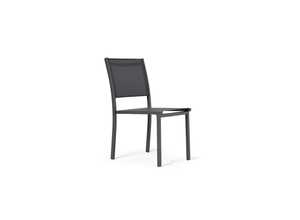 Chaise de jardin en aluminium et textilène