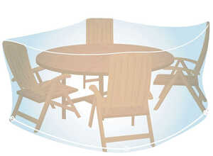 Housses pour ensemble de jardin - Rond - Taille M Housses pour ensemble de jardin - Rond - Taille M