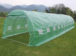 Serre tunnel de jardin Althea - 36m² - 12 x 3 x 2 m