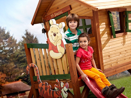 Cabane enfant bois Winnie L'Ourson