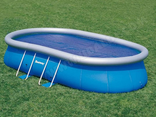 Bâche solaire ovale Steel Pro - 5.25 x 3.30 m