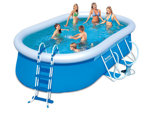 Piscine autoportante ovale -15 m2- 4.88 x 3.05 x 1.07 m