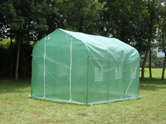 Serre tunnel de jardin Althea 2 - vert - 6m² - 3 x 2 x 2 m