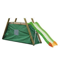 Cabane en tissu pour portique