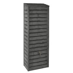 Recuperateur FORESTIER 300L   aspect bois gris anthracite