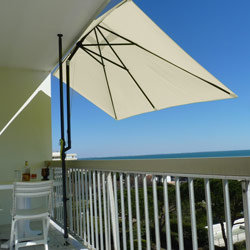 Parasol de balcon rectangulaire LEO écru