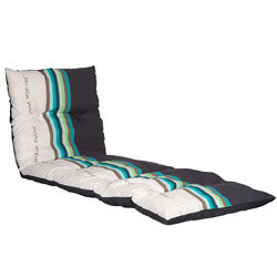 Coussin floconné pour bain de soleil MAULEON BLEU
