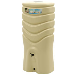 Récupérateur d'eau mural Récup'O 350L beige EDA et kit collecteur inclus