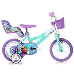 Vélo enfant LA REINE DES NEIGES   12 pouces