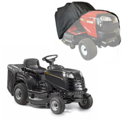 Tondeuse à gazon autoportée BT84 Alpina Black éjection arrière et Housse de protection
