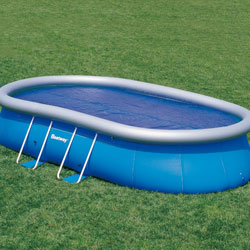 Bâche à bulle ovale    piscine 6m10 x 3m66