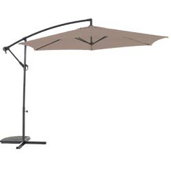 Parasol déporté GUADELOUPE 3M moka