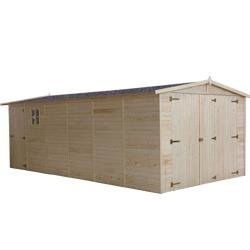 Garage en bois VOLGA 18 m2