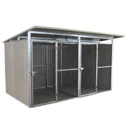Chenil pour chien en métal 7m²