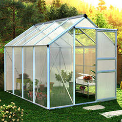 Serre de jardin polycarbonate 4,8m²