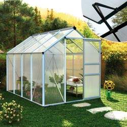 serre polycarbonate 4,8m2 et Ouverture automatique