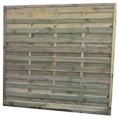 Panneau brise vue droit 180x180 cadre de 42mm