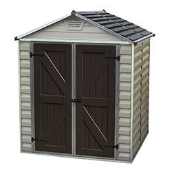 Abri de jardin en résine SKYLIGHT marron 3 m²