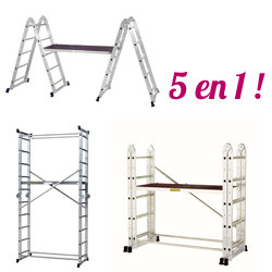 Echafaudage Multiplus 5 en 1 transformable CENTAURE