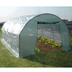 Bâche pour serre de jardin tunnel GALINA de 18 m²