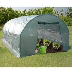 Serre de jardin tunnel GALINA 12 m²   hauteur 2 mètres