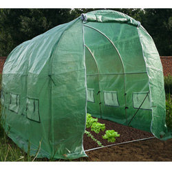 Serre de jardin tunnel GALINA 6 m²   hauteur 2 mètres