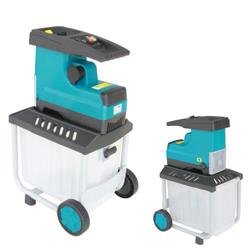 Broyeur de végétaux silencieux Rotor 2800W Ø 45mm