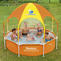 Piscine tubulaire ronde 2,44 x 0,51m