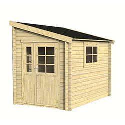 Abri de jardin VANS 6,15 m² adossable