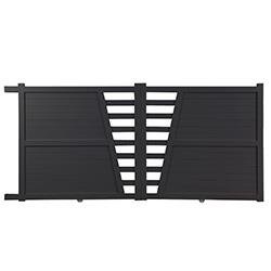 Pack Portail coulissant en aluminium IMPERIUM 3 m et Portillon