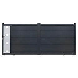 Portail alu coulissant 4m NEOVISION
