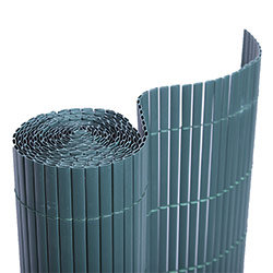 Canisse double face PVC Vert Hauteur 1.5 m. Longueur 5 m
