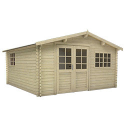 Abri de jardin en bois NOTTO 17 m²