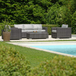 Salon bas RHODES  taupe