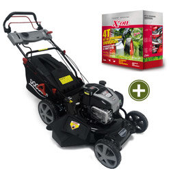 Tondeuse thermique tractée 51cm Briggs   Stratton et  kit de démarrage