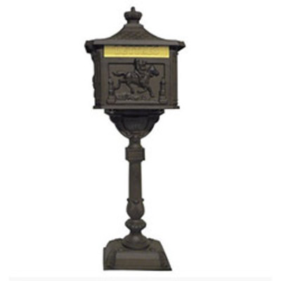 Boite aux lettres VOLTAIRE en fonte anthracite