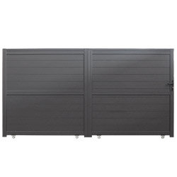 Portail aluminium 3,5 m coulissant  SPRING