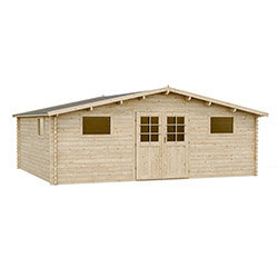 Abri bois 34 mm RONCHIN 32 m²